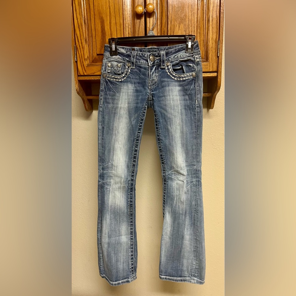 Miss Me Light Blue Boot Cut Jeans
